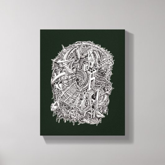 ワイルドヘッドバイブライアン・ベンソン キャンバスプリント (正面)