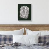 ワイルドヘッドバイブライアン・ベンソン キャンバスプリント (インサイチュ (寝室))