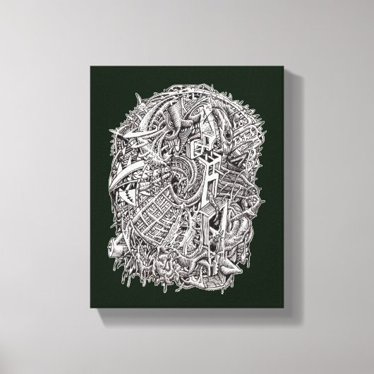 ワイルドヘッドバイブライアン・ベンソン キャンバスプリント (正面)