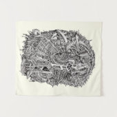 ワイルドヘッドバイブライアン・ベンソン タペストリー (正面(横))