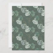 ワイルドベイビーシャワー 招待状 (裏面)