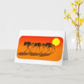 ワイルドベストインザサンセット誕生日カード カード (黄色い花)