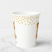 ワイルドベビータイガーマンガ&金ゴールド紙吹雪パーティー 紙コップ (右)