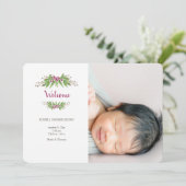 ワイルドベリーの写真誕生の発表 案内状 (スタンド正面)