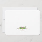 ワイルドベリーの写真誕生の発表 案内状 (裏面)