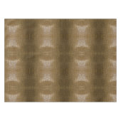 ワイルドベージュ茶色ワニ革 テーブルクロス (正面(横))