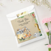 ワイルドホイールサファリ動物キャンパーヴァンベビーシャワー フェイバーバッグ (封をした状態)