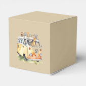 ワイルドホイールサファリ動物キャンパーヴァンベビーシャワー フェイバーボックス (裏面サイド)