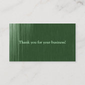 ワイルドホワイトエレガントバイオレット名刺 名刺 (裏面)