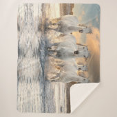 ワイルドホワイトホースシェルパブランケット シェルパブランケット (正面)