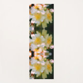 ワイルドホワイトラブリングバラクローズアップ ヨガマット (正面)