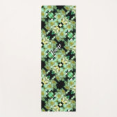 ワイルドホワイトラブリングバラ パーソナライズされた ヨガマット (正面)