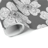 ワイルドホワイトローゼズシャルボード ラッピングペーパー (ロールコーナー)