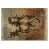 ワイルドホースと暖かい色 カッティングボード (正面)