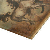 ワイルドホースと暖かい色 カッティングボード (角)