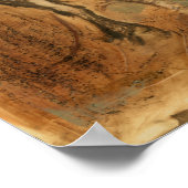 ワイルドホースと暖かい色 ポスター (角)