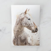 ワイルドホースのグリーティングカードグラスのシェイクを探す カード (内部)