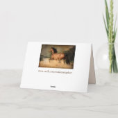 ワイルドホースのグリーティングカード シーズンカード (裏面)