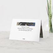 ワイルドホースのグリーティングカー絵を描ド –  Friends カード (裏面)