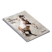 ワイルドホースのノート ノートブック (右側)