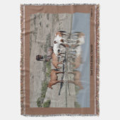 ワイルドホースの反射 スローブランケット (正面縦)