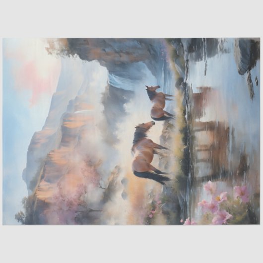 ワイルドホースの滝 薄葉紙 (正面)