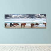 ワイルドホースアウターバンクOBXコロラNC キャンバスプリント (インサイチュ (ウッドフロア))