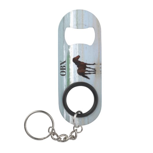 ワイルドホースアウターバンクOBXコロラNC キーホルダー栓抜き (正面)