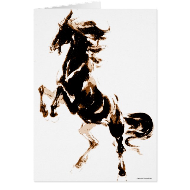 ワイルドホースカード (正面)