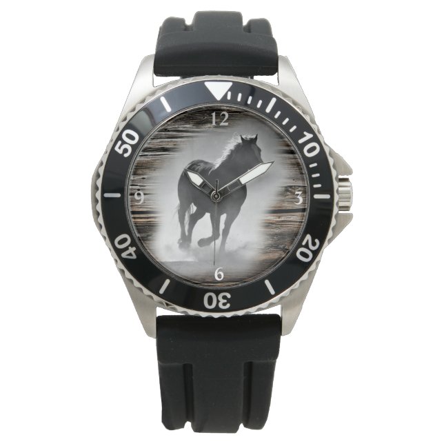ワイルドホースギャロッピング時計 腕時計 (正面)