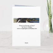 ワイルドホースグリーティングカード – Grace and Donata サンキューカード (裏面)