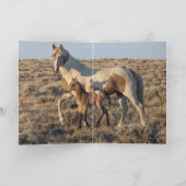 ワイルドホースグリーティングカード – Grace and Donata サンキューカード (内部)