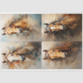 ワイルドホースコラージュ1デクページ紙 薄葉紙 (正面)