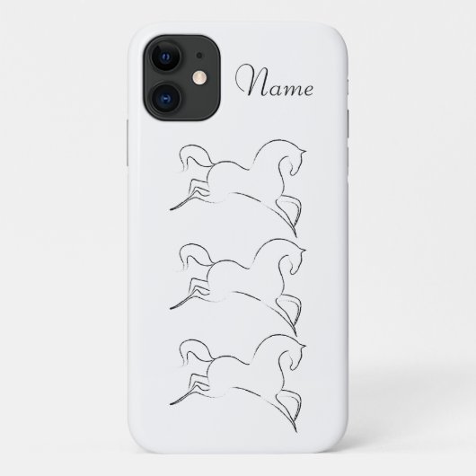 ワイルドホースサンダー_コーブ Case-Mate iPhoneケース (裏面)
