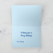 ワイルドホースシーズンのクリスマスの挨拶 シーズンカード (内部)