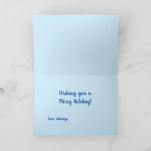 ワイルドホースシーズンのクリスマスの挨拶 シーズンカード (内部)