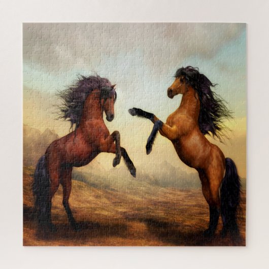 ワイルドホーススタンドフ ジグソーパズル (縦)