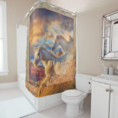 ワイルドホーススピリッツ「トリニティ」 シャワーカーテン (インサイチュ)