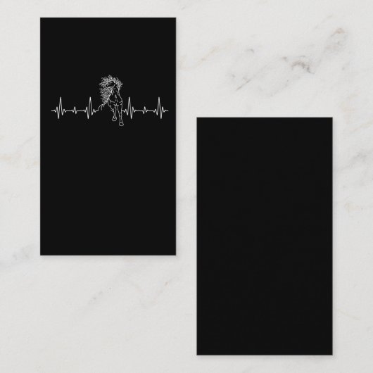 ワイルドホースハートビートウエスタンライディングラブ 名刺 (正面/裏面)