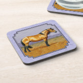 ワイルドホースバックスキンスタリオンパープル コースター (左側)