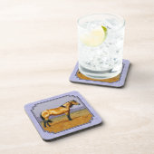 ワイルドホースバックスキンスタリオンパープル コースター (右側)