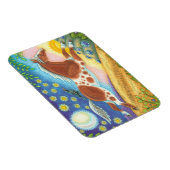 ワイルドホースヒルフォークアートマグネットスーザンブラック マグネット (右側)