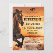 ワイルドホースフリーダムコースタルリタイオメントパーティー 招待状 (正面)