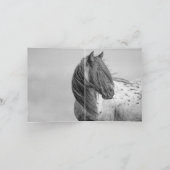 ワイルドホースブルーゼウ来スクローズグリーティングカード カード (内部)