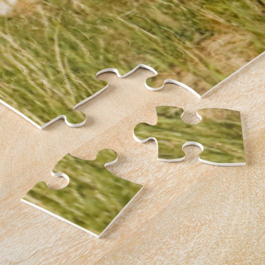 ワイルドホースマザーと子馬放牧 ジグソーパズル (側面)