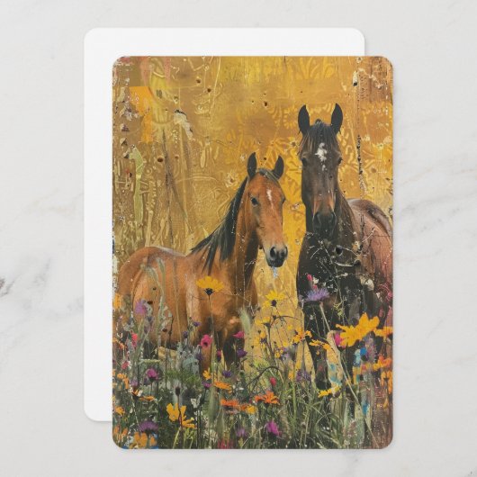 ワイルドホースメドウ 招待状 (正面/裏面)