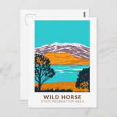 ワイルドホース州レクリエーションエリアネバダヴィンテージ ポストカード (正面/裏面)