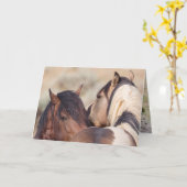 ワイルドホース秘密ワイルドホースのグリーティングカード カード (黄色い花)