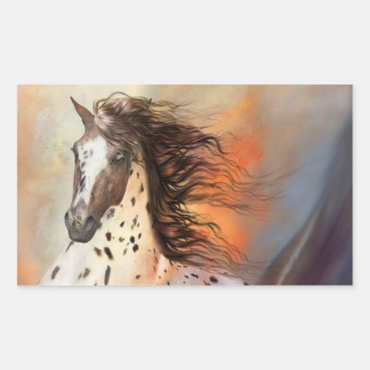 ワイルドホース2ステッカー 長方形シール (正面)