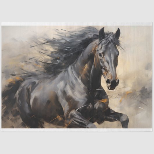 ワイルドホース6デクページ紙 薄葉紙 (正面)